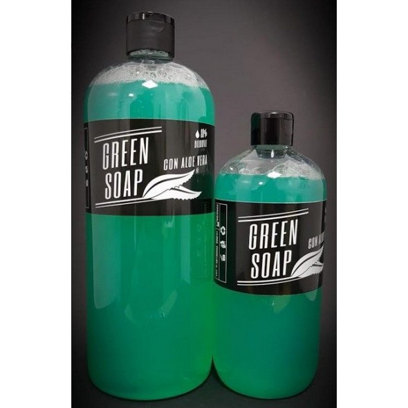 GREEN SOAP CON ALOE VERA - 500ml/1L