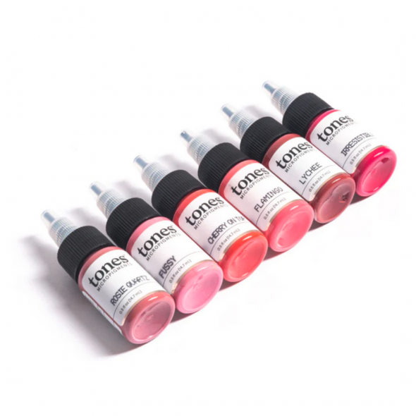 LIP ESSENTIALS SET - Tones Micropigments - 6ud. de 15ml