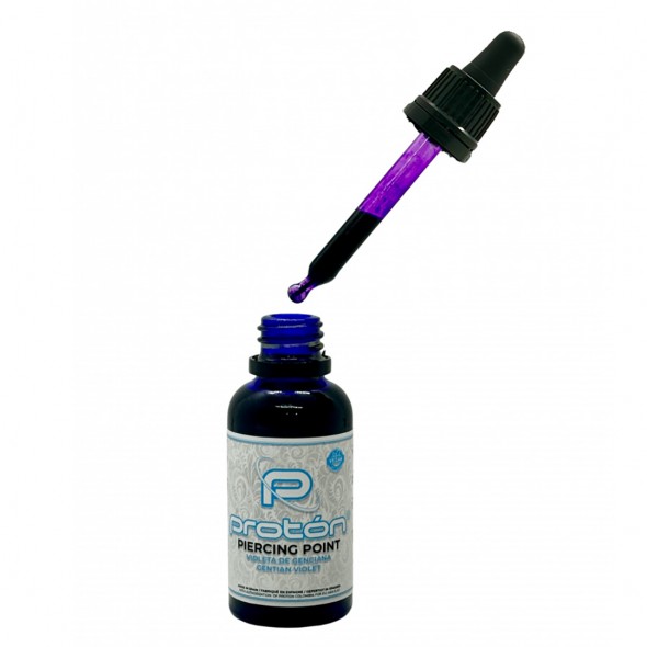 PROTON PIERCING POINT - VIOLETA DE GENCIANA - 30ml Pro-Arts Piercing Supplies