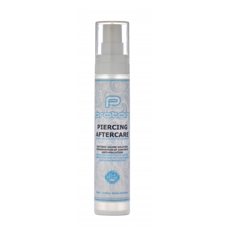 Proton Piercing Aftercare - Solución Salina Isotónica - Airless System - 50ml Pro-Arts Piercing Supplies