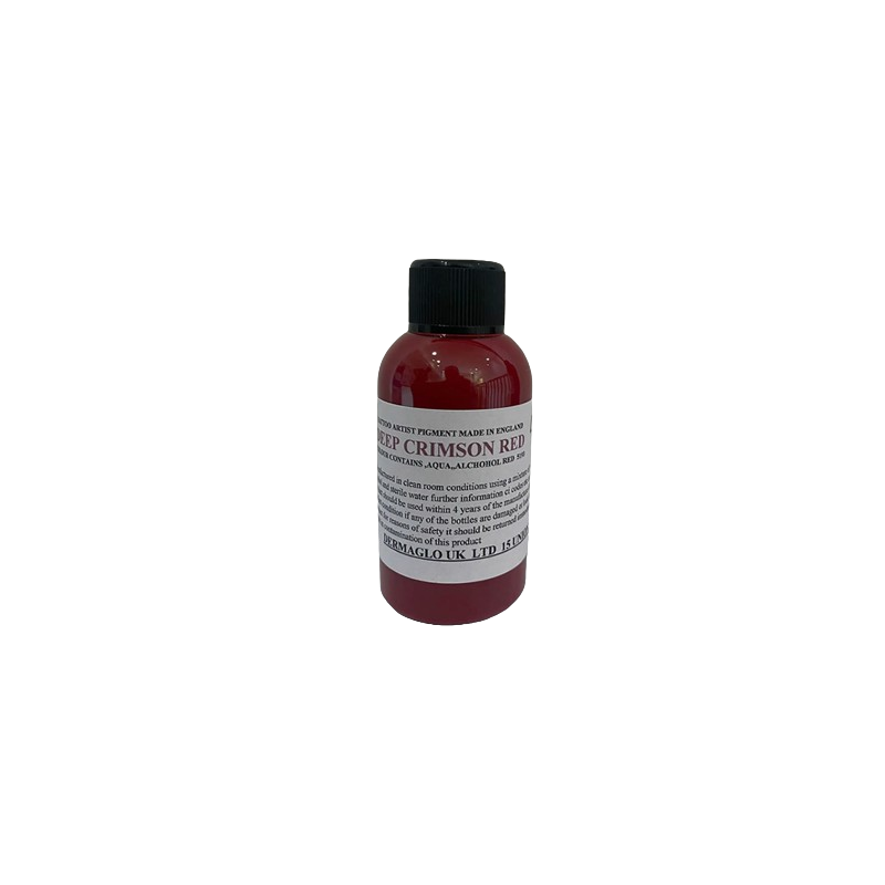 Deep Crimson Red - Dermaglo - 50ml Pro-Arts Tattoo Supplies