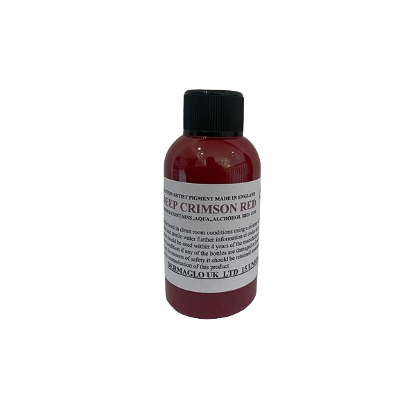 Deep Crimson Red - Dermaglo - 50ml Pro-Arts Tattoo Supplies