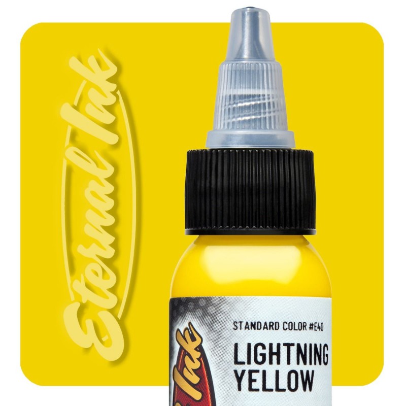 LIGHTNING YELLOW - Eternal - 30ml Pro-Arts Tattoo Supplies